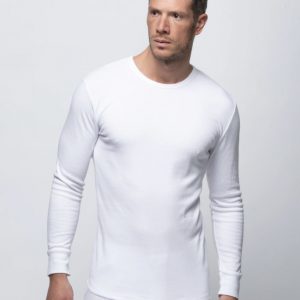 camiseta interior hombre algodon
